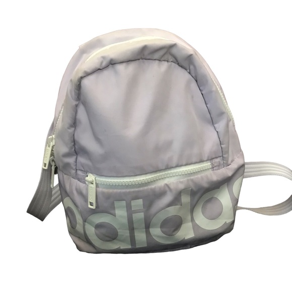 Adidas Gray and White Compact Backpack - Picture 1 of 7